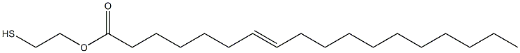 7-Octadecenoic acid 2-mercaptoethyl ester Structure