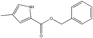 4-Methyl-1H-pyrrole-2-carboxylic acid benzyl ester Struktur