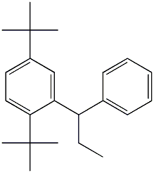 1-(2,5-Di-tert-butylphenyl)-1-phenylpropane 结构式