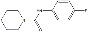 N-(4-Fluorophenyl)-1-piperidinecarboxamide Struktur