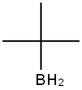 tert-Butylborane Structure