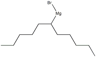 (1-Pentylhexyl)magnesium bromide Structure