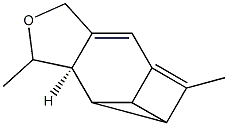 3,5,5a,6,6a,6b-Hexahydro-1-methyl-6,5,6b-ethanylylidene-1H-cycloprop[e]isobenzofuran Structure