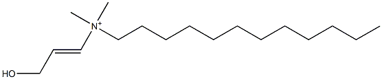  N,N-Dimethyl-N-(3-hydroxy-1-propenyl)-1-dodecanaminium