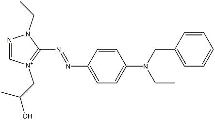 3-[4-[Benzyl(ethyl)amino]phenylazo]-2-ethyl-4-(2-hydroxypropyl)-2H-1,2,4-triazol-4-ium