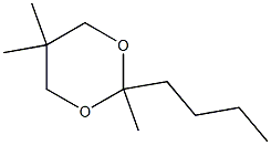 2-Butyl-2,5,5-trimethyl-1,3-dioxane Structure