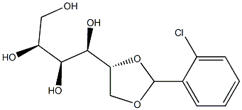 1-O,2-O-(2-Chlorobenzylidene)-L-glucitol Structure