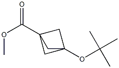 3-tert-Butoxybicyclo[1.1.1]pentane-1-carboxylic acid methyl ester Structure