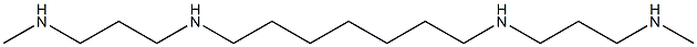 N,N''-(1,7-Heptanediyl)bis[N'-methylpropane-1,3-diamine],,结构式