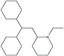 1,1-Dicyclohexyl-2-(1-ethylpiperidin-2-yl)ethane