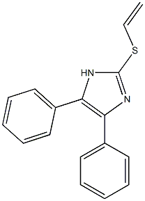 4,5-Diphenyl-2-vinylthio-1H-imidazole Structure