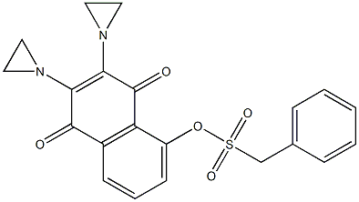  2,3-Bis(1-aziridinyl)-5-[benzylsulfonyloxy]-1,4-naphthoquinone