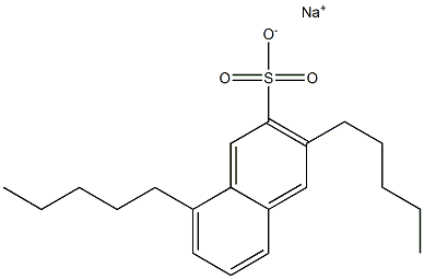 3,8-Dipentyl-2-naphthalenesulfonic acid sodium salt