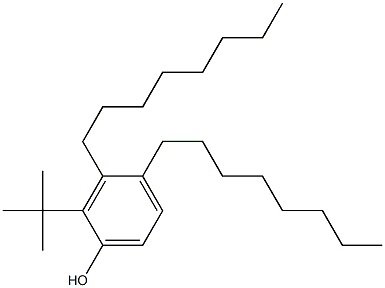 Dioctyl-t-butylphenol 结构式