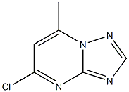 5-Chloro-7-methyl-s-triazolo[1,5-a]pyrimidine,,结构式