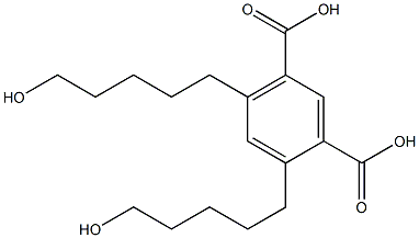 4,6-Bis(5-hydroxypentyl)isophthalic acid,,结构式