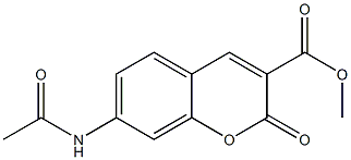 7-(Acetylamino)-2-oxo-2H-1-benzopyran-3-carboxylic acid methyl ester