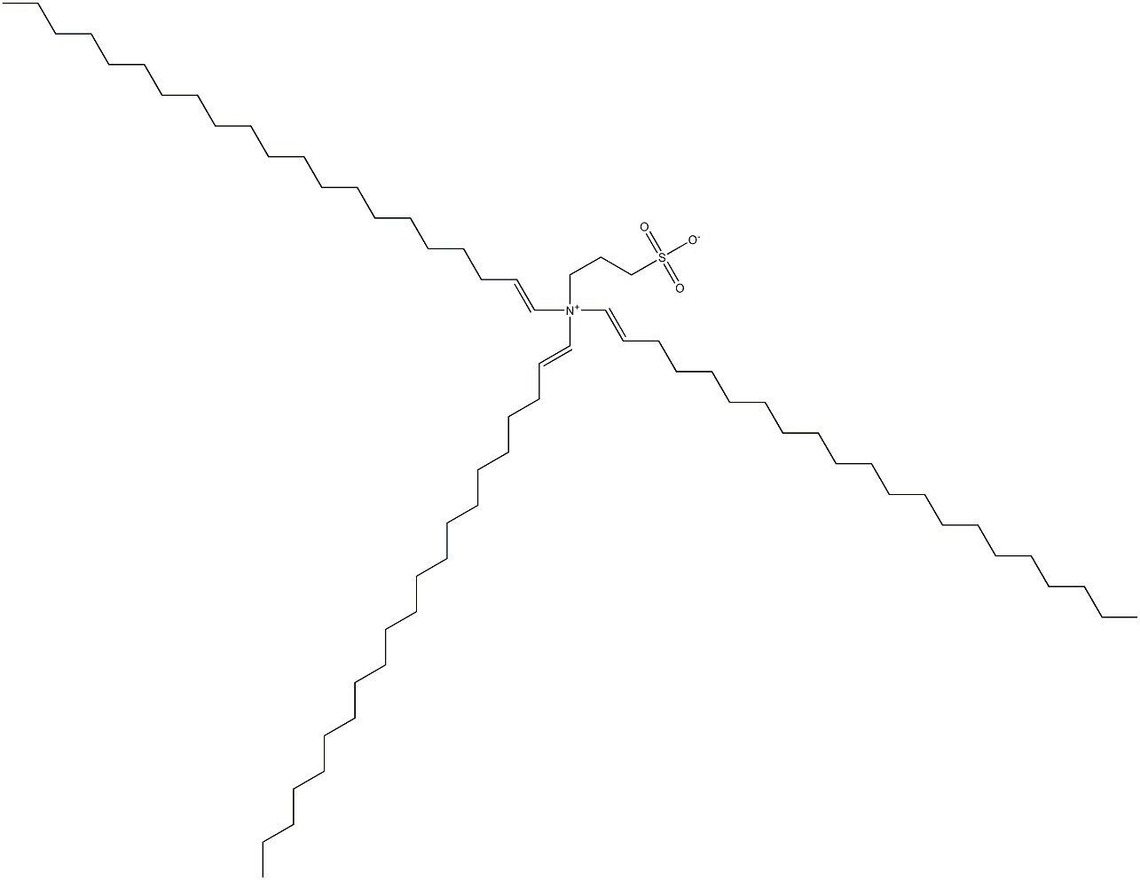 N,N-Di(1-henicosenyl)-N-(3-sulfonatopropyl)-1-henicosen-1-aminium Structure