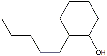 2-Pentylcyclohexanol 结构式