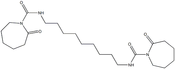 N,N'-(Nonane-1,9-diyl)bis[(2-oxohexahydro-2H-azepine)-1-carboxamide] Structure