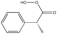[R,(-)]-2-Phenylperoxypropionic acid,,结构式