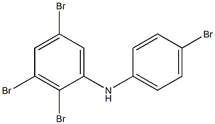 2,3,5-Tribromophenyl 4-bromophenylamine,,结构式