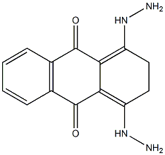 2,3-Dihydro-1,4-dihydrazino-9,10-anthraquinone Struktur