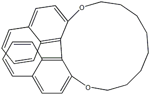 2,2'-(オクタン-1,8-ジイルビスオキシ)-1,1'-ビナフタレン 化学構造式