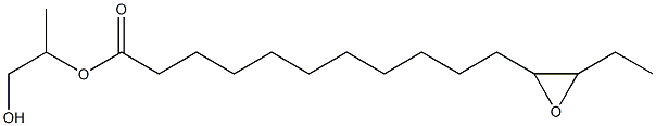 12,13-Epoxypentadecanoic acid 2-hydroxy-1-methylethyl ester Structure