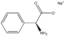 (R)-2-Phenylglycine sodium salt,,结构式
