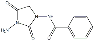 N-(3-Amino-2,4-dioxoimidazolidin-1-yl)benzamide Structure