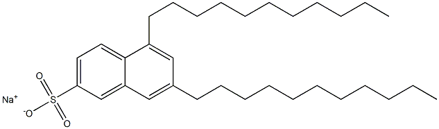 5,7-Diundecyl-2-naphthalenesulfonic acid sodium salt