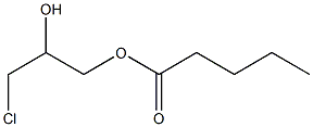 Pentanoic acid 2-hydroxy-3-chloropropyl ester|