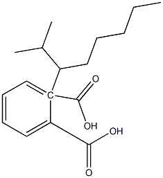 (-)-Phthalic acid hydrogen 1-[(S)-2-methyloctane-3-yl] ester Struktur