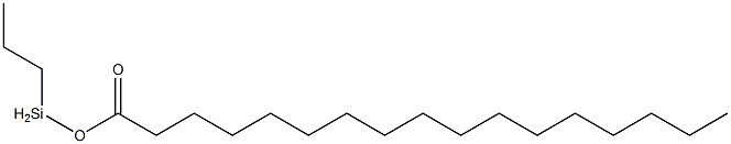 Heptadecanoic acid propylsilyl ester|