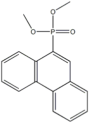 9-Phenanthrylphosphonic acid dimethyl ester 结构式