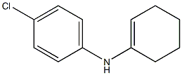 N-(1-Cyclohexen-1-yl)-4-chloroaniline Struktur
