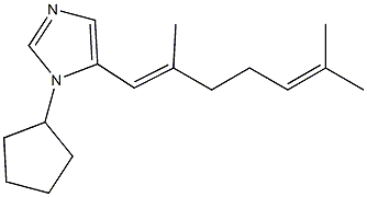 1-Cyclopentyl-5-[(E)-2,6-dimethyl-1,5-heptadienyl]-1H-imidazole
