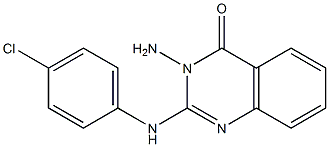 2-(4-Chloroanilino)-3-aminoquinazoline-4(3H)-one