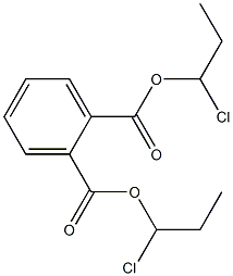 1,2-Benzenedicarboxylic acid bis(1-chloropropyl) ester Struktur