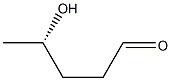 [S,(-)]-4-Hydroxyvaleraldehyde Structure