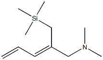 [(2Z)-2-(ジメチルアミノメチル)-2,4-ペンタジエニル]トリメチルシラン 化学構造式