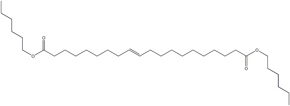 9-Icosenedioic acid dihexyl ester,,结构式