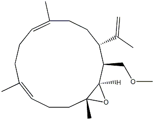  (1S,2R,3R,6E,10E,14S)-1-(Methoxymethyl)-2,3-epoxy-14-(1-methylethenyl)-3,7,11-trimethylcyclotetradeca-6,10-diene