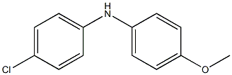 (4-Methoxyphenyl)(4-chlorophenyl)amine Structure