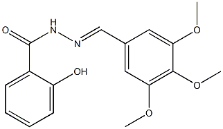 1-(3,4,5-Trimethoxybenzylidene)-2-(2-hydroxybenzoyl)hydrazine