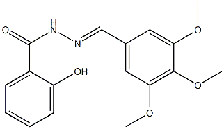  1-(3,4,5-Trimethoxybenzylidene)-2-(2-hydroxybenzoyl)hydrazine