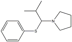 1-[2-Methyl-1-(phenylthio)propyl]pyrrolidine