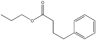 4-Phenylbutanoic acid propyl ester Structure