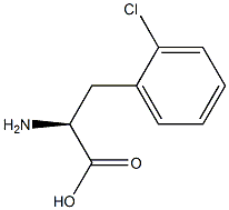 (S)-3-(2-Chlorophenyl)-2-aminopropanoic acid Struktur